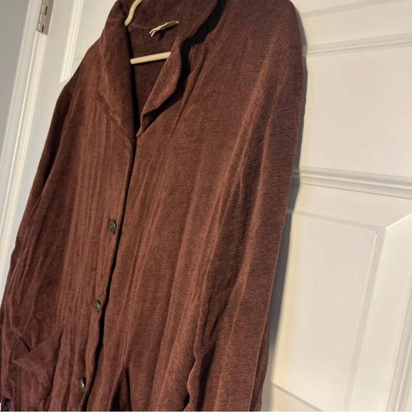David Dart Cardigan Sweater Womes Button Front Rayon Vintage Brown - Picture 5 of 12